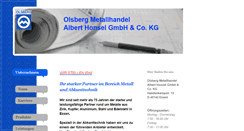 Desktop Screenshot of olsberg-metalle.de